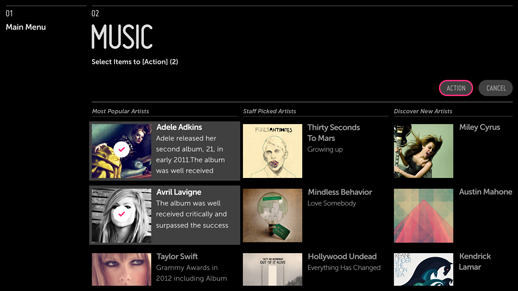 Fig. 5: Select Second Object and Confirm Action