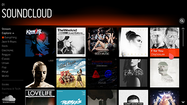SoundCloud - Category Panel