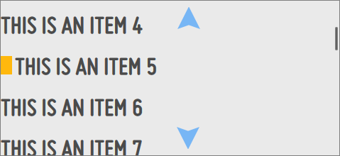 Scroller With Scroll Indicator